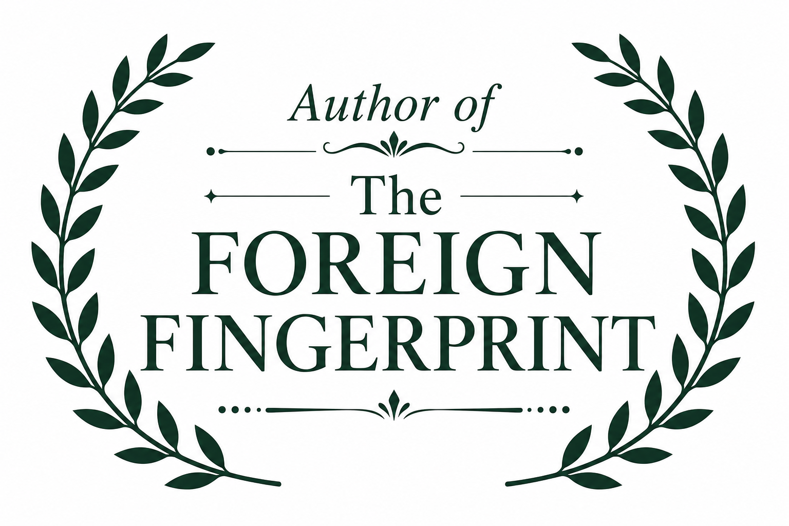 Author of The Foreign Fingerprint