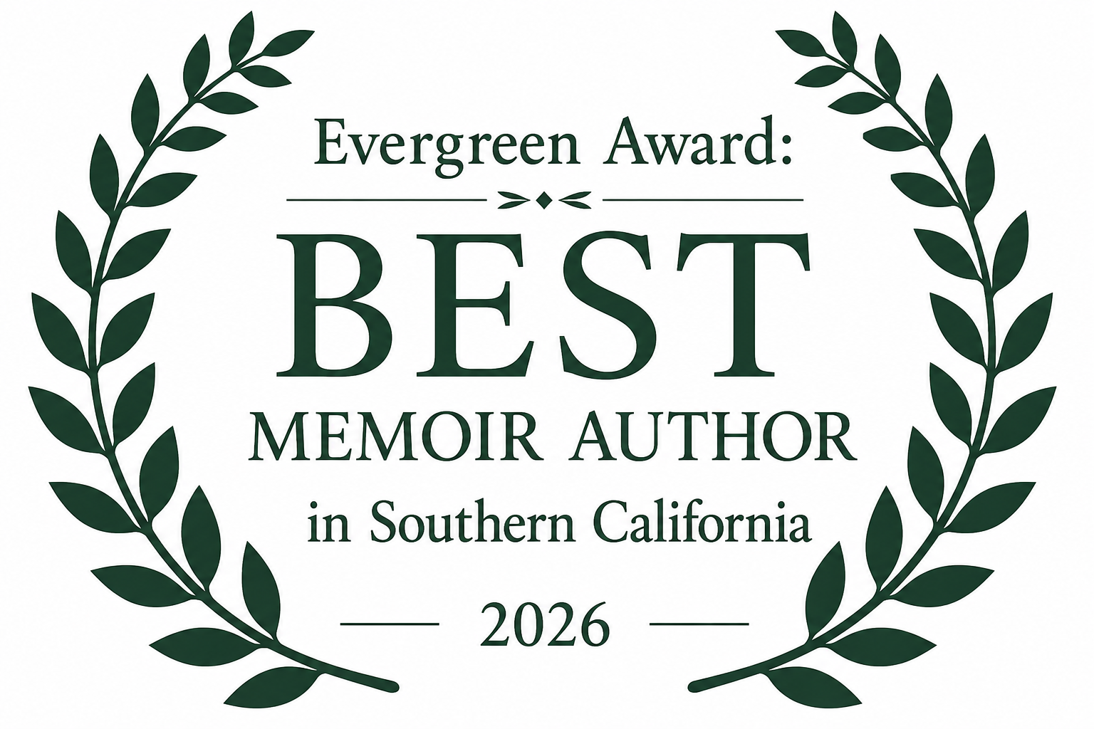 Best Memoir Author in Southern California, 2026